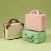 Personalized 14" Mini Makeup Suitcase: Ultra-Light Handbag with Small Gift Box and Password Lock.