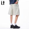 izzue it Men's Multi-Pocket Cargo Shorts