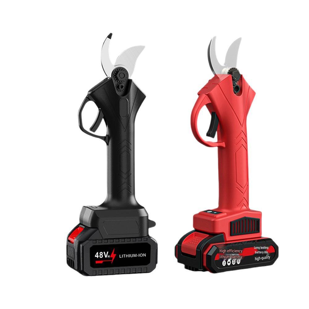 Rechargeable Handheld Electric Pruning Shears for Thick Branches and Fruit Trees with Lithium Battery.
