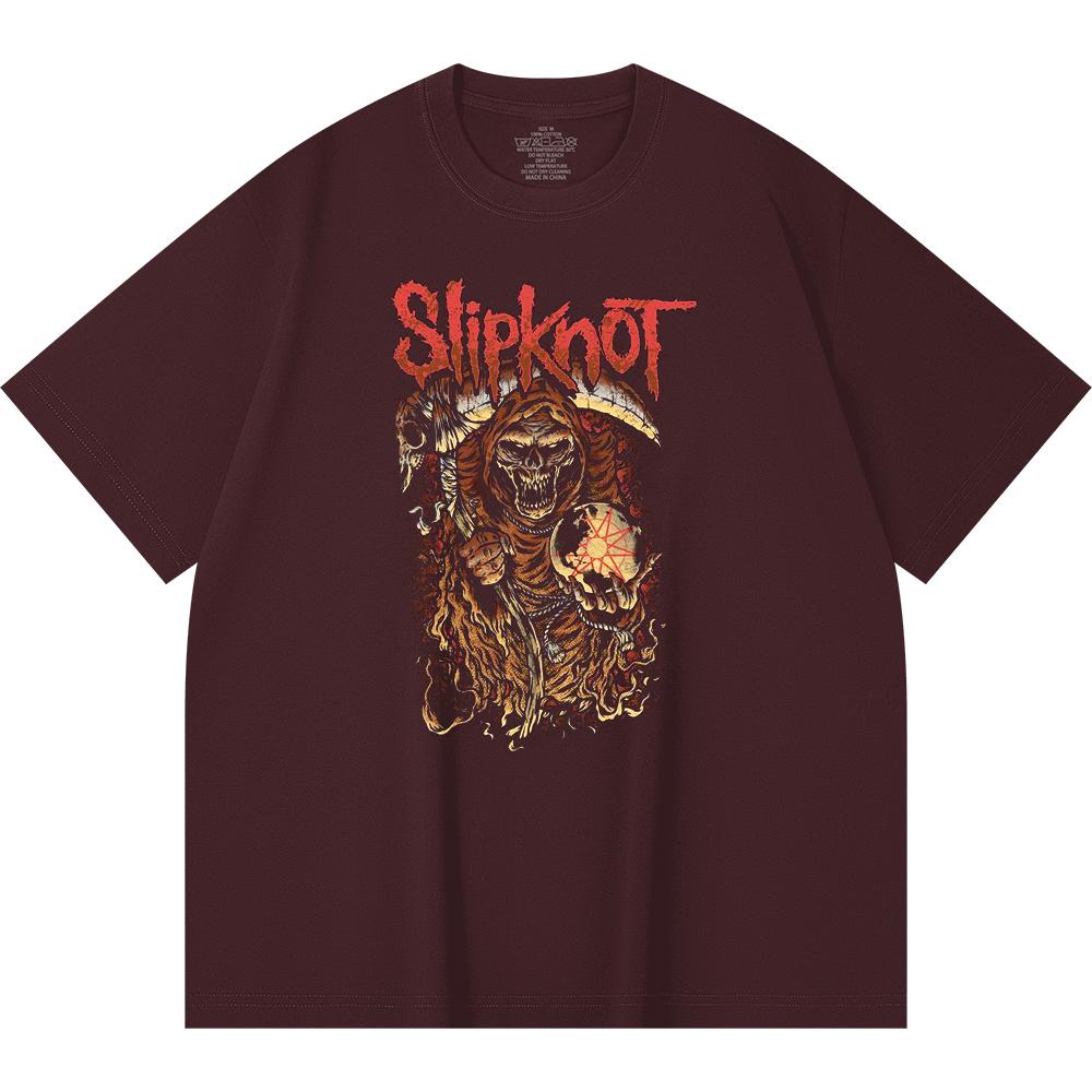 230 Gsm 100% Cotton Heavy Metal T-Shirt Rock Band Popular Music Print Unisex Heavy Cotton T Shirt