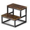 Iron Art Reinforced Footstool: Children's Height-Increasing Stool for Bathroom and Kitchen