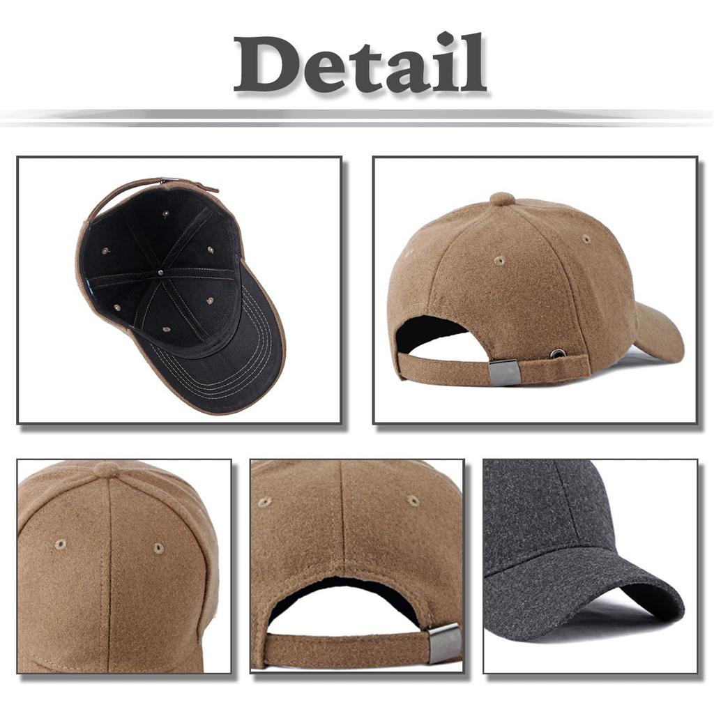 CZ156 [White Fang] Hat, Cap, Plain, Brim, Cool, Simple, Outdoor, Casual, Men's, Women's, (Black)