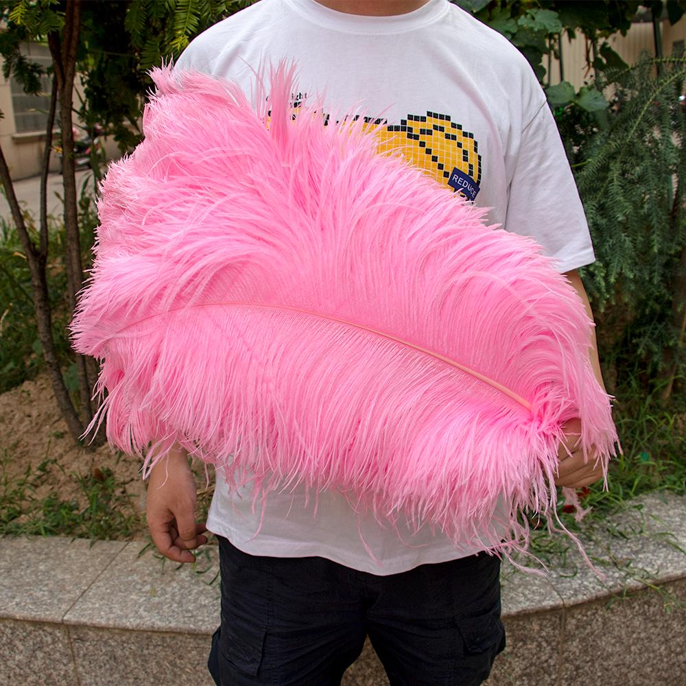 10Pcs Golden Yellow Ostrich Feather 15-50cm Loose Plumes Perfect for DIY Crafts Wedding Table Centerpieces Decoration Accessory