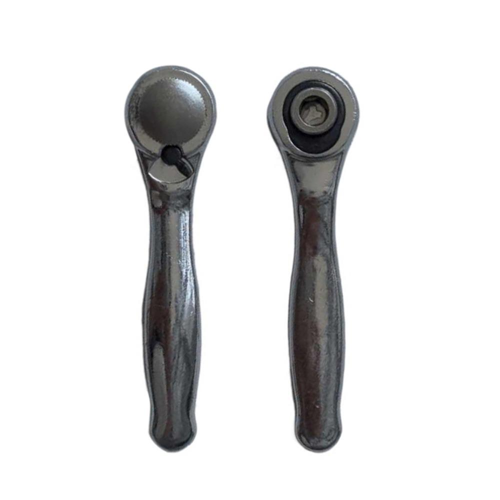 Quick Ratchet Handle 72 Teeth Hand Repair Tools Socket Spanner 1/4" Drive Wrench