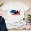 US USA America Flag On Soccer Ball Football Jersey Unisex T-shirt