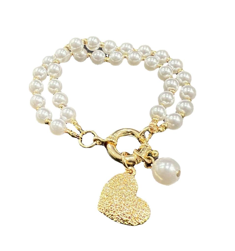 Kenjie Multi-Row Pearl Pendant Necklace for Women - Autumn/Winter Versatile Fashion Accessory