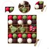 DIY Christmas Felt Ball Garland Set Decoration Cute Hanging Ornaments for Indoor