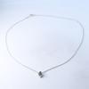 Used [Polished] JUSTIN DAVIS BRIGETTE Necklace 40cm Heart Crown Clear Justin Davis SNJ364 silver925