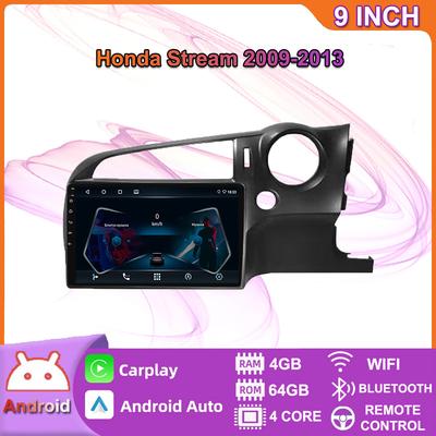Radio auto wireless Carplay pentru Honda Stream 2009-2013 Android Multimedia Video Player Navigație GPS WIFI 4+64GB