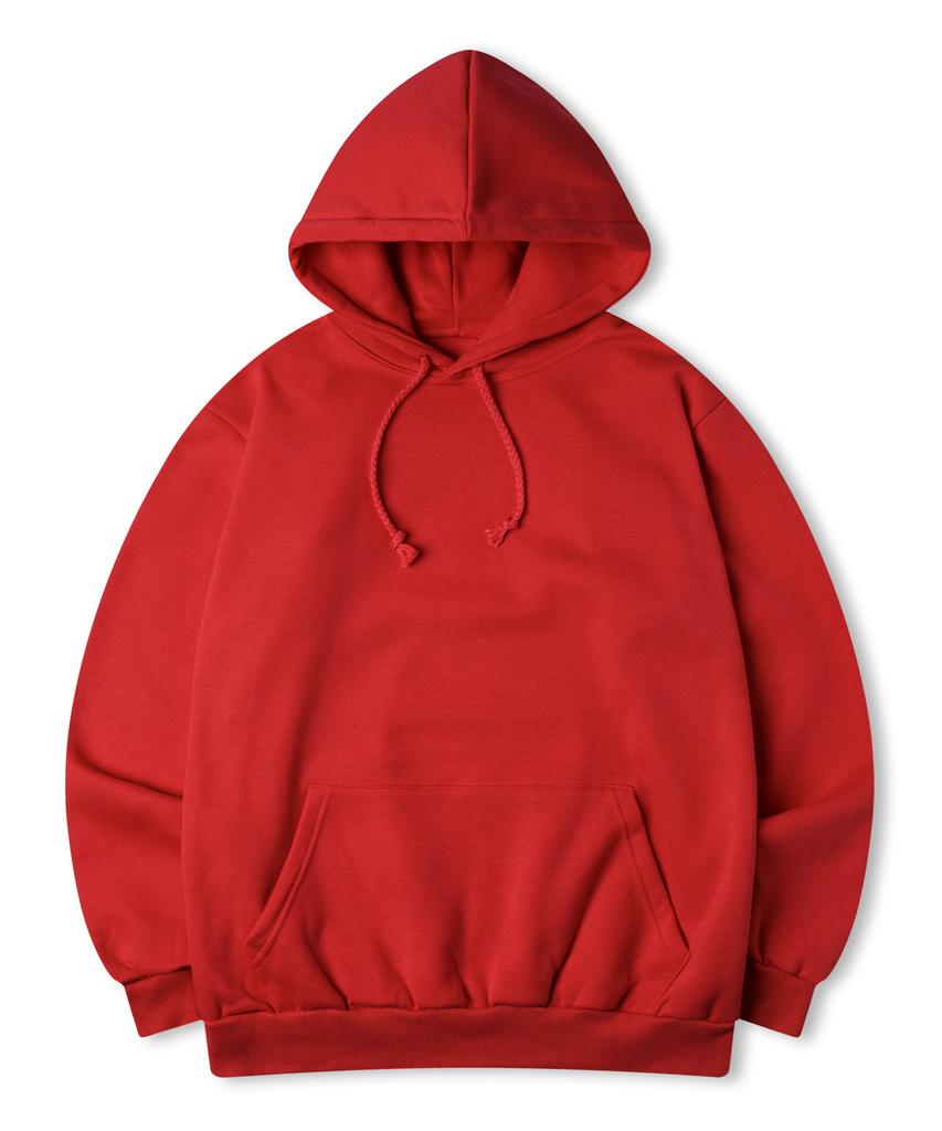 [2Pack] Essential Regular Brushed Fleece Hooded Sweatshirt 16 Colors (Type A)