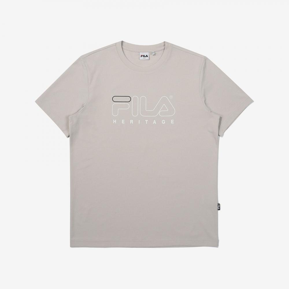 Fila 3d Big Logo ShorT Sleeve T shirT Fe2rse5303x Bei