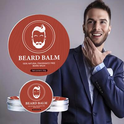 Yousheng Beard Balm for Men 50g Plant Extracts Beard Cream Softens Strengthens Beard Moisturizes Skin Beard Care Essential Oils