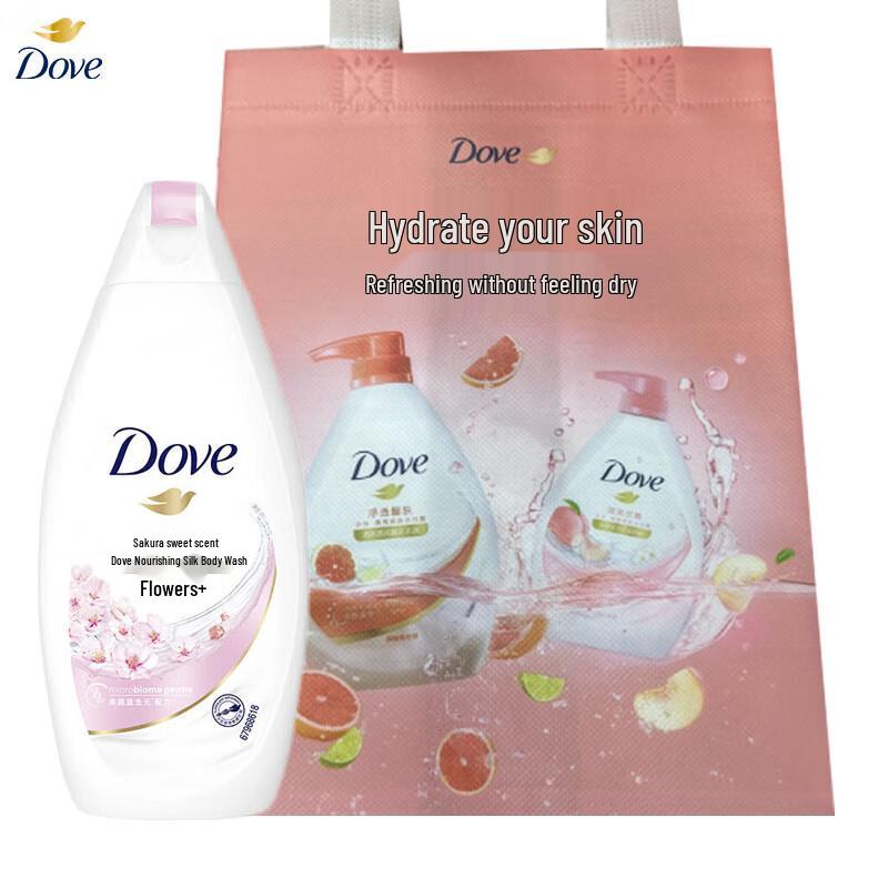 Dove Молочко для душа Питательное с ароматом вишневого цвета 400G