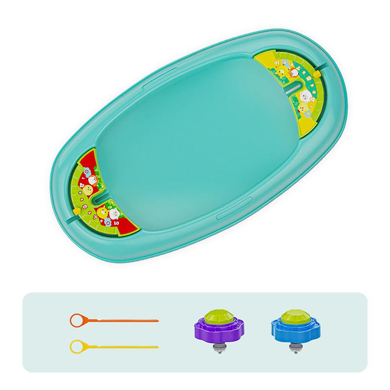 1 Set Multi-Player Battle Children Table Interactive Kit Gyro Big Battle Pull Combat Plate Gyro Play Puzzle Game Toys
