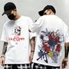 2026 Summer New Arrival Mobile Suit Gundam Print Shortsleeve Tshirt Trendy Y2k Style Suitable For Both Unisex And Unisex