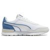Puma Dista Runner Dämpfung Strapazierfähig Niedrig geschnittene Lässige Laufschuhe Herren Sneaker Weiß Blau 384665-09