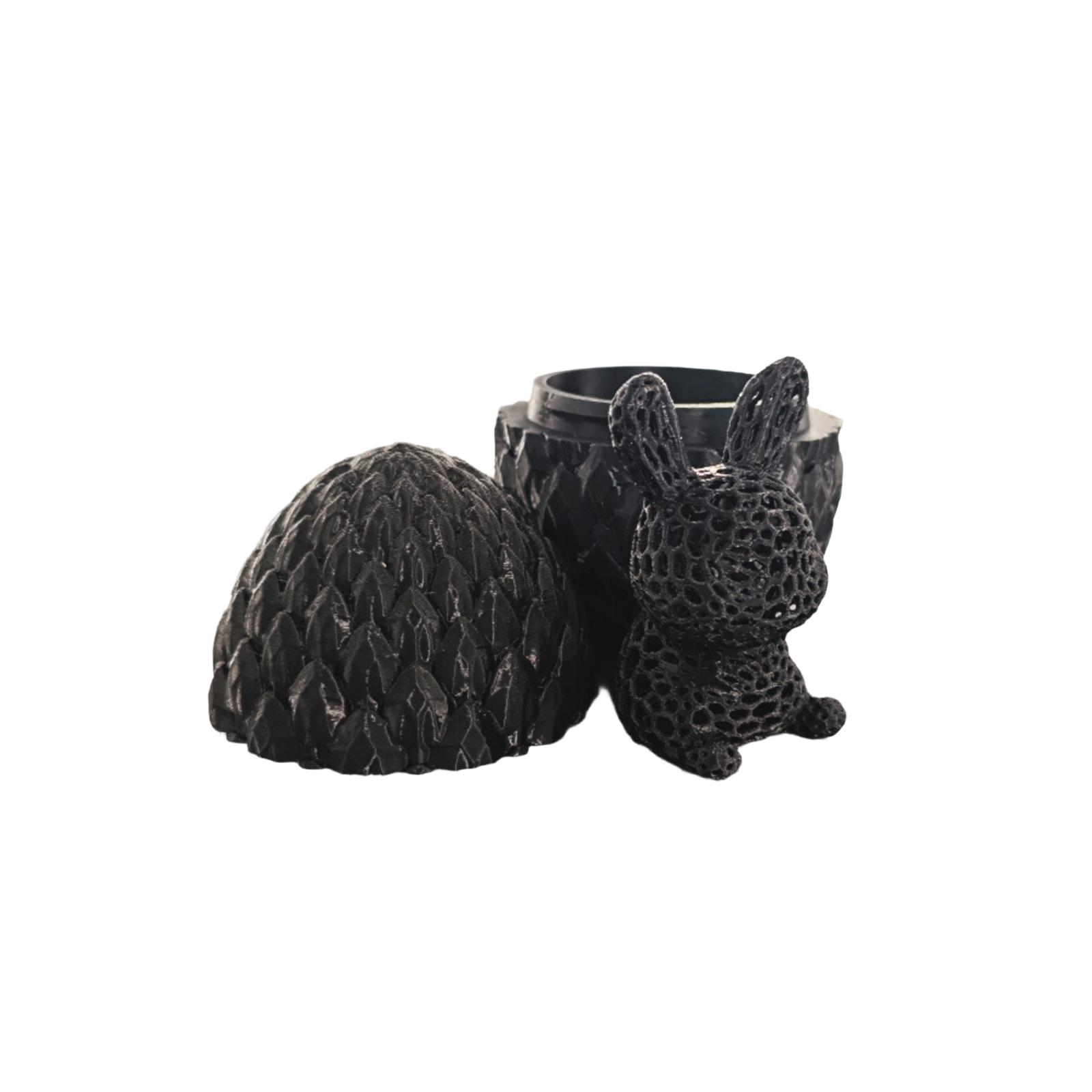 Easter Hollow Bunny Egg 3D Printed Creative Toy Ornament One Size