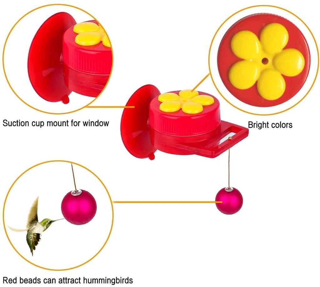 Multifunctional  Hummingbird Feeder Outdoor Window Suction Cup Bird Feeder