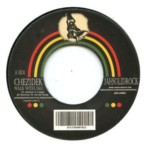 

7inch Record CHEZIDEK / BENAISSA - Walk With Jah / African Blood JSRVIN001 Jahsolidrock 2010 Europe Reggae, Ska & Dub