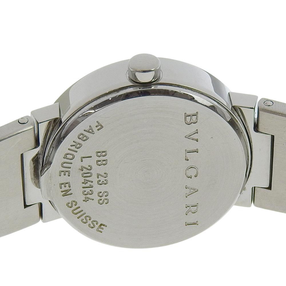 BVLGARI Bzero1 Watches BB23Stainless Steel Be zero one blackDial Stainless Steel Quartz Analog display Women Used