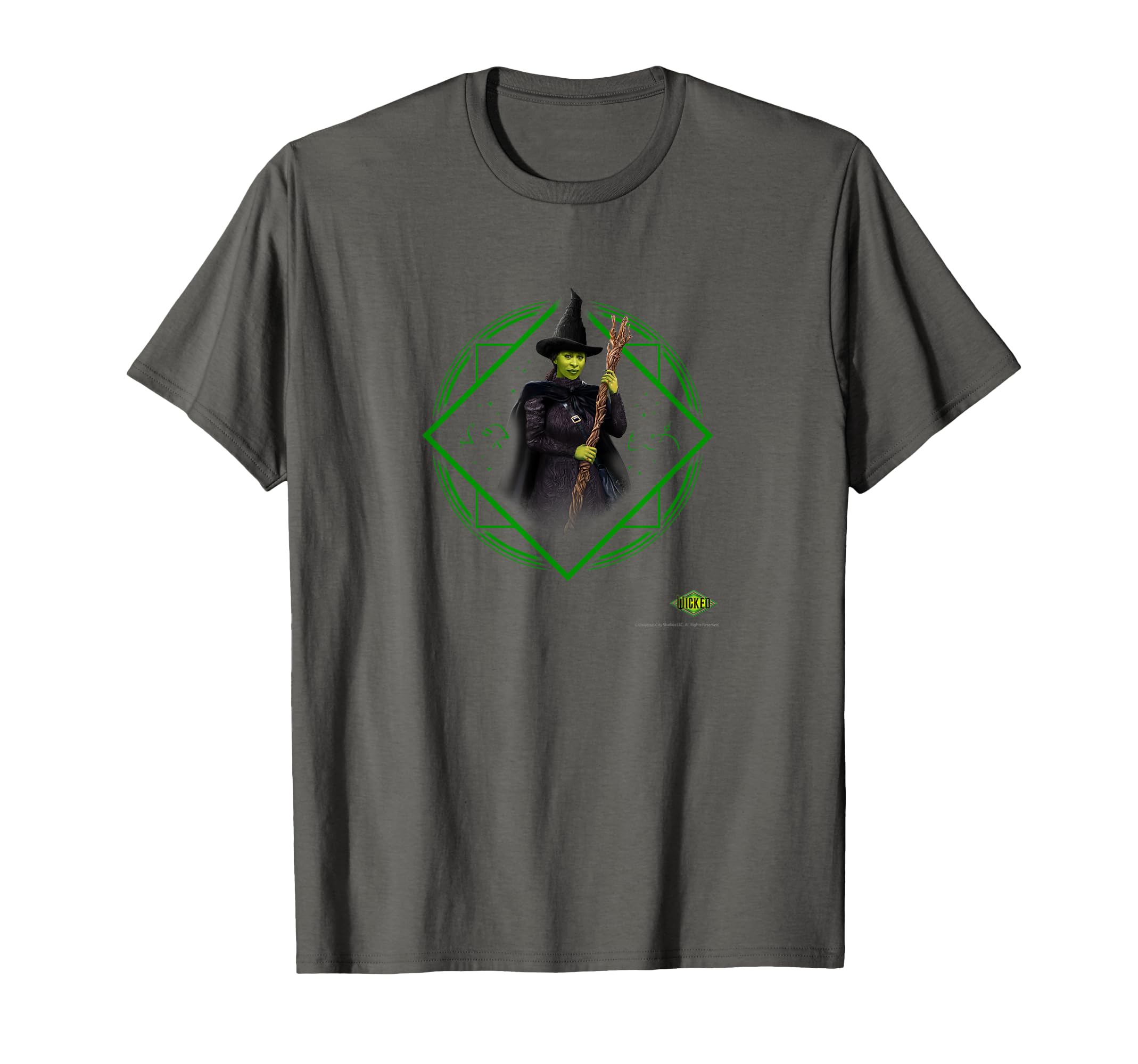 

Wicked Elphaba Magic Circle (Charcoal) T-shirt