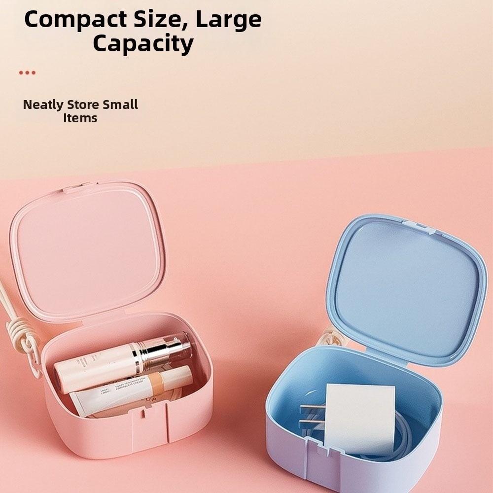 Multi-functional Data Cable Storage Box Cosmetic Storage Box  for Earphone Hair Clip Hair Tie
