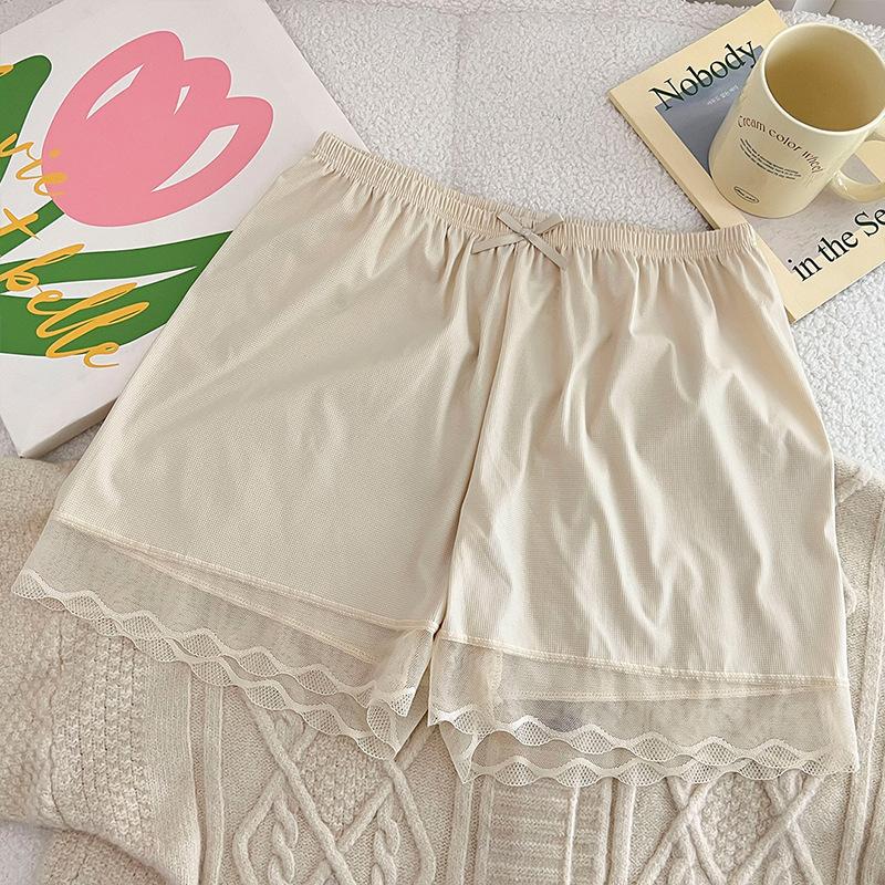 

Жіноча літня нова модель мереживна вільна з льодового шовку захист від світла можна носити чотири безпечні труси One size