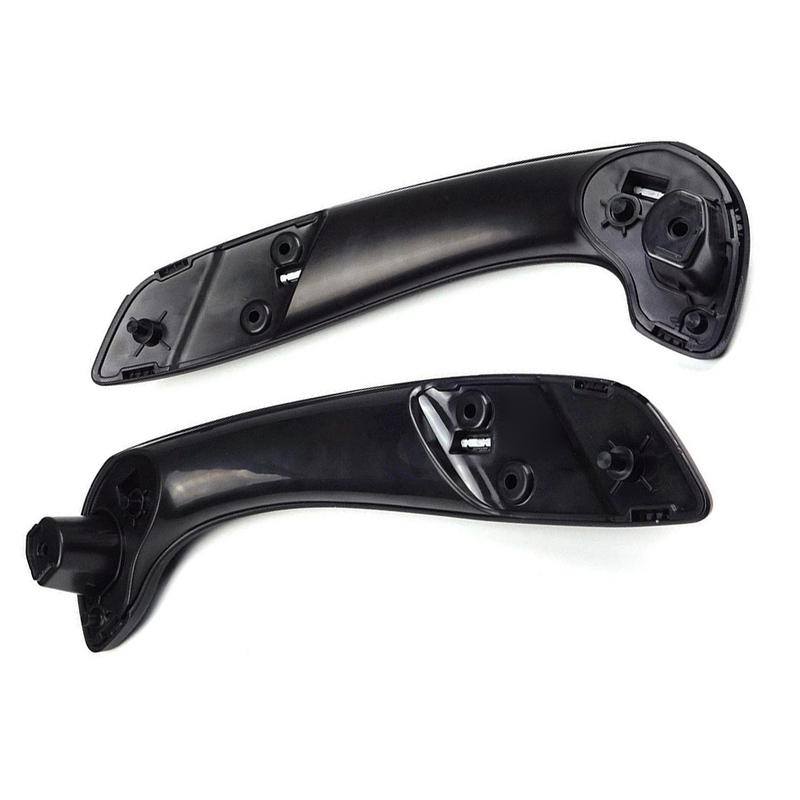 Front Inner Door Handle Grip Black ABS Replacement for Megane MK3 2008 2016 Includes Handle Covers OEM 809540001R 809600007R