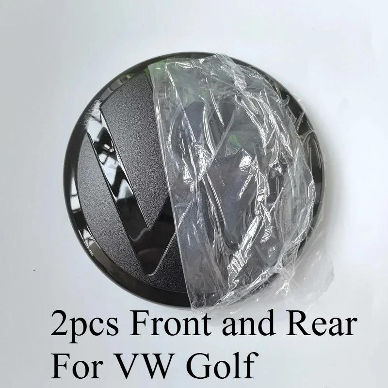Pro VOLKSWAGEN VW 2026 Nové 2ks Přední a Zadní Znak Pro VW Golf 6/Golf 7/Golf 7.5/Golf 8 Neovlivňuje ACC Modifikovaný Černý Štítek F