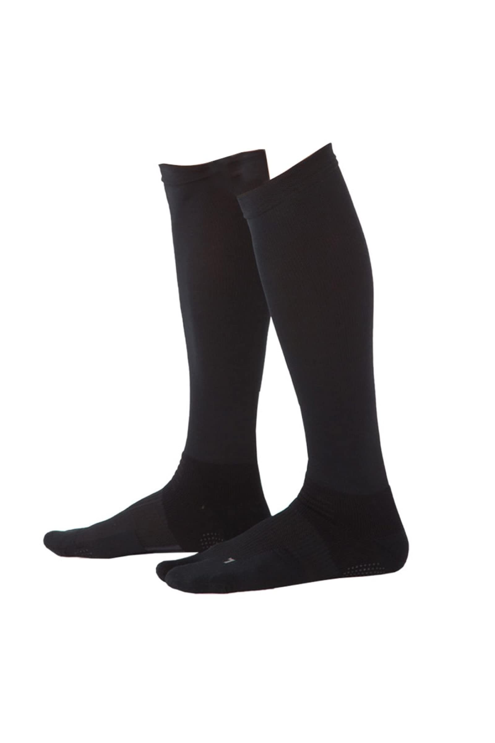 

Lantage Athlete Round PRO Golf Socks Black x Made in Japan for Men and Graduated High Socks for RSSC07 (Sizes 25cm-27cm, Black) Women, Non-Slip,