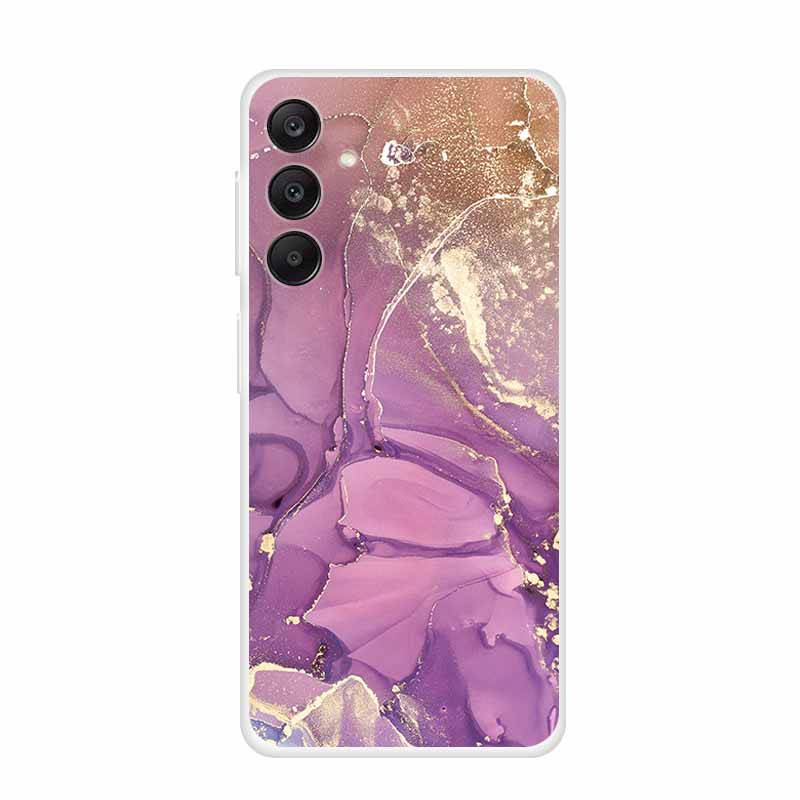 Marble Patterns Phone Case for Samsung A25 Soft Transparent TPU Clear Cover for Samsung Galaxy A 25 Protective Silicone Shell