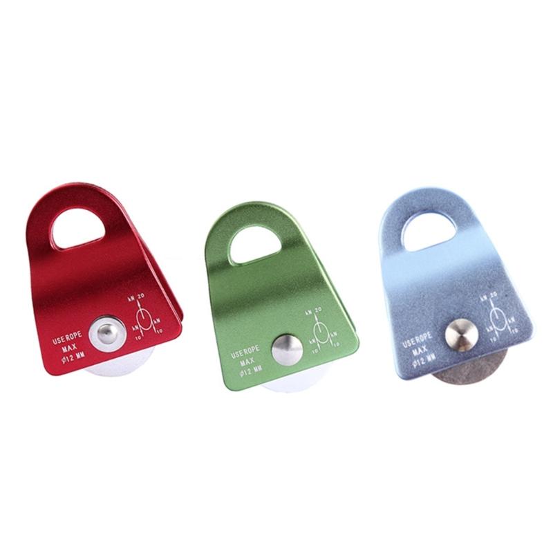 Practical Aluminum Descendings Device for Technical Climbing Gear and Safety Equipment Support 2000kg Statics Load