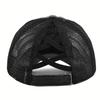 1 Piece Of Spring And Summer Breathable Men'S Retro-Style Distressed Baseball Cap, Outdoor Sports Travel Cap