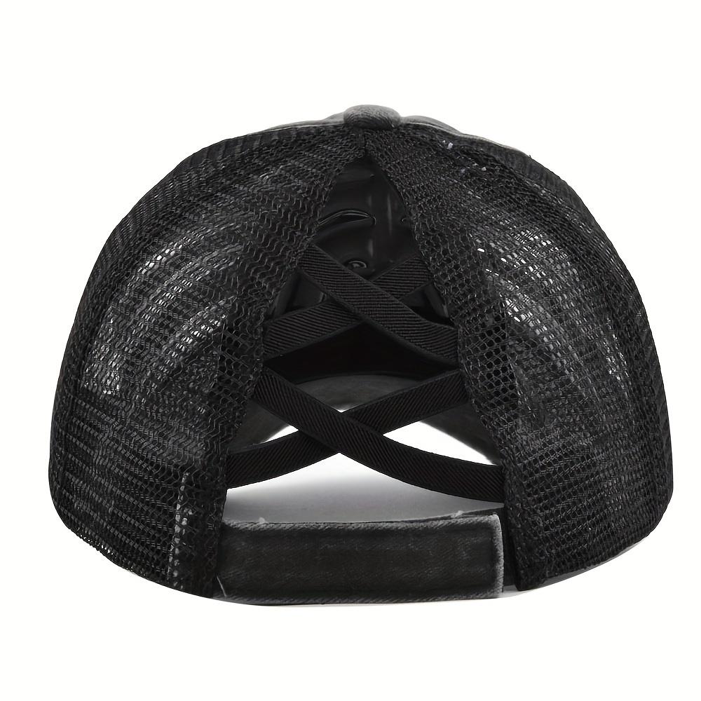 1 Piece Of Spring And Summer Breathable Men'S Retro-Style Distressed Baseball Cap, Outdoor Sports Travel Cap