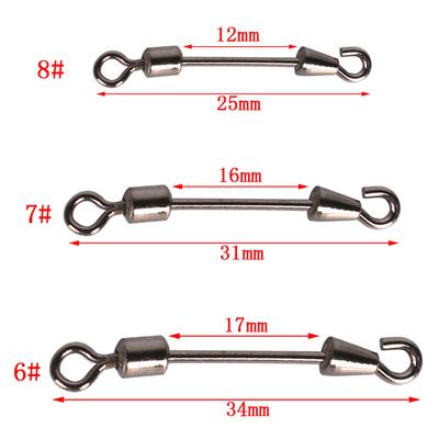 10 Stück Edelstahl Stiftverbinder Kette Achterförmiger Ring Stiftverbinder Angelzubehör