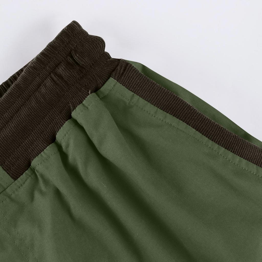 Nové módní dámské ležérní kalhoty s vysokým pasem, tenké volné šortky se širokými nohavicemi