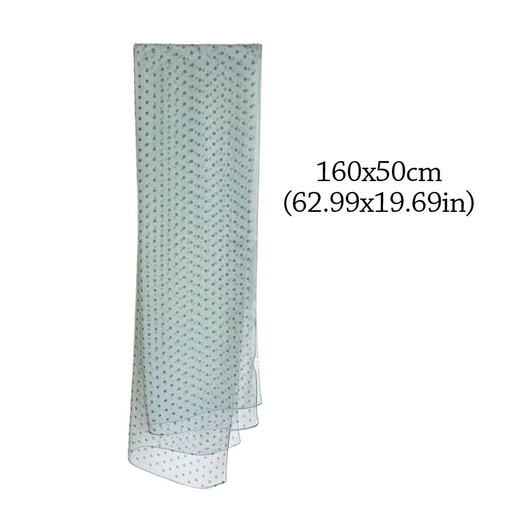 Breathable Mesh Polka Dot Scarf Lightweight Female Headscarf Casual Sunscreen Shawl Women