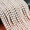 1String, White Natural Freshwater Pearl, Handmade Rice Pearl Beads, 6-7mm, for DIY Necklaces Bracelets Supplies, Women Crafts 36cm
