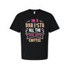 Unisex Barista Coffee T-Shirt With I Am A Barista All The Time With Coffee Graph