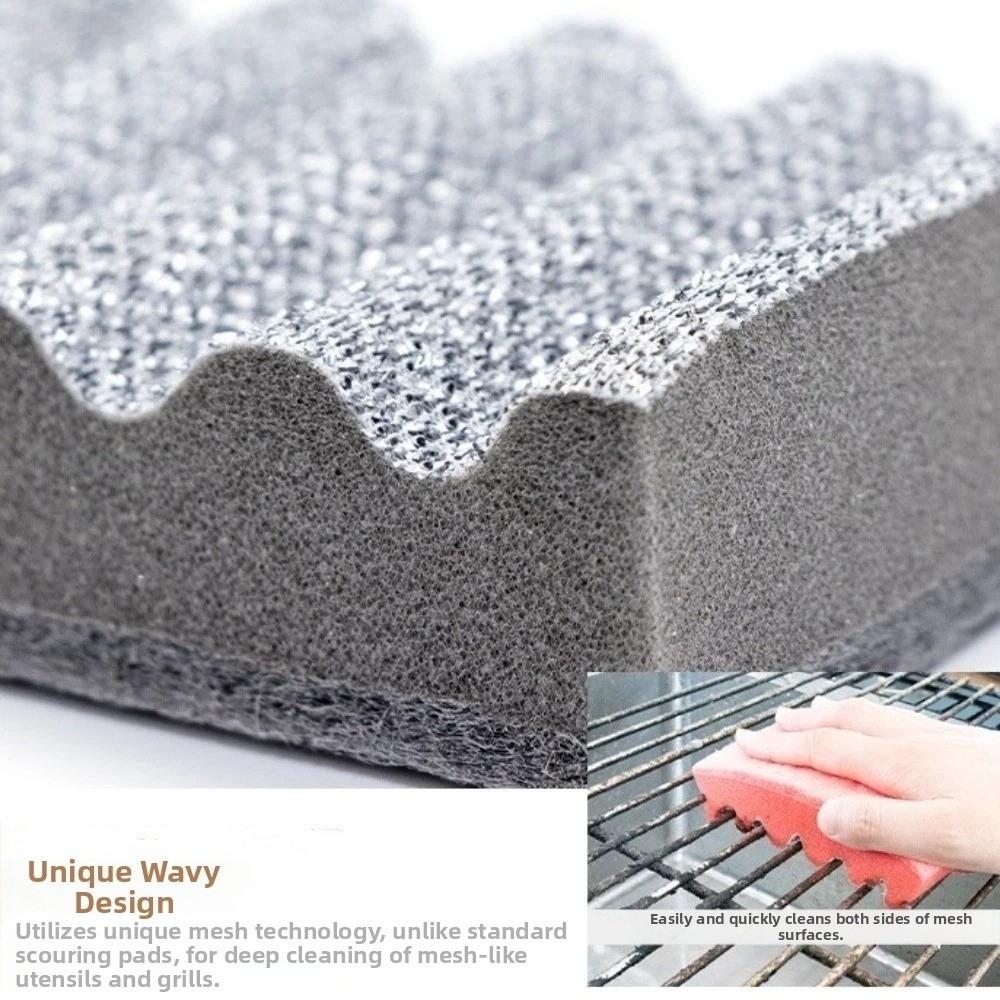 Rust Removal Barbecue Grill Brush Double-Sided Pan Cleaning Brush Barbecue Brush  Kitchen Sink