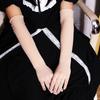 Ultra-thin Sexy Seamless Lace Gloves Fashion Wedding Etiquette Gloves Long Sunscreen Women's Stockings Five-finger Gloves