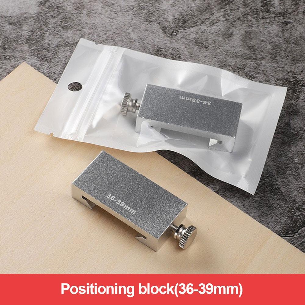 Accurate Positioning Marking Gauge Metal Straight Ruler Steel Ruler Slide Stop Carpentry Work