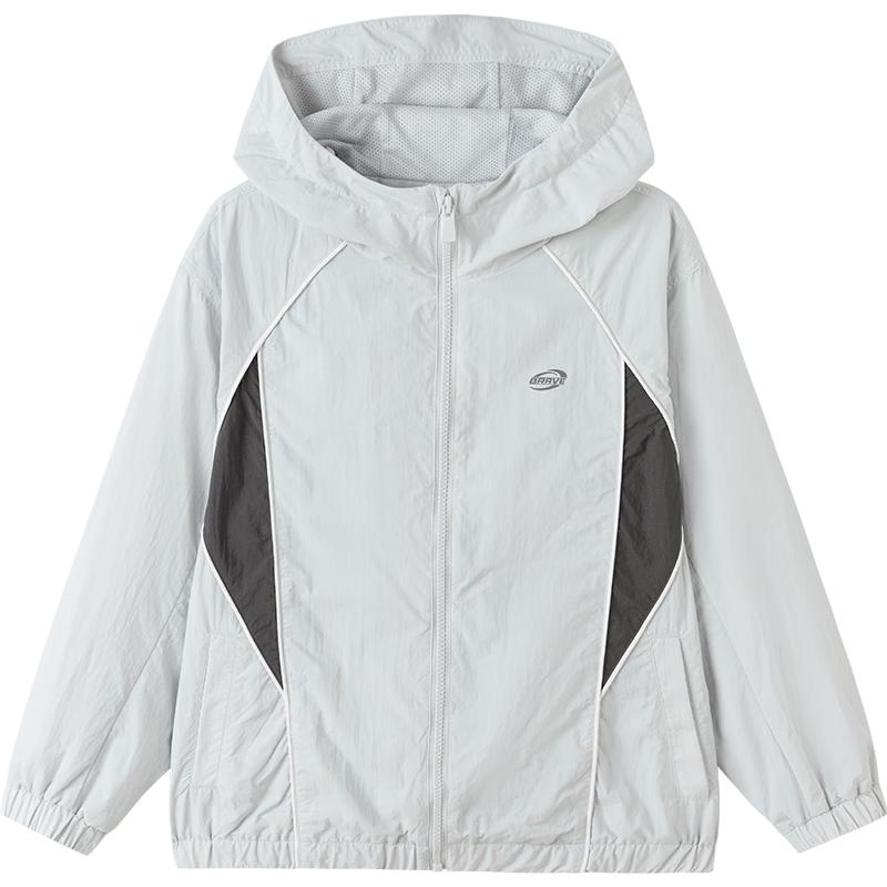 Balabala Kids' Colorblock Hooded Spring Jacket