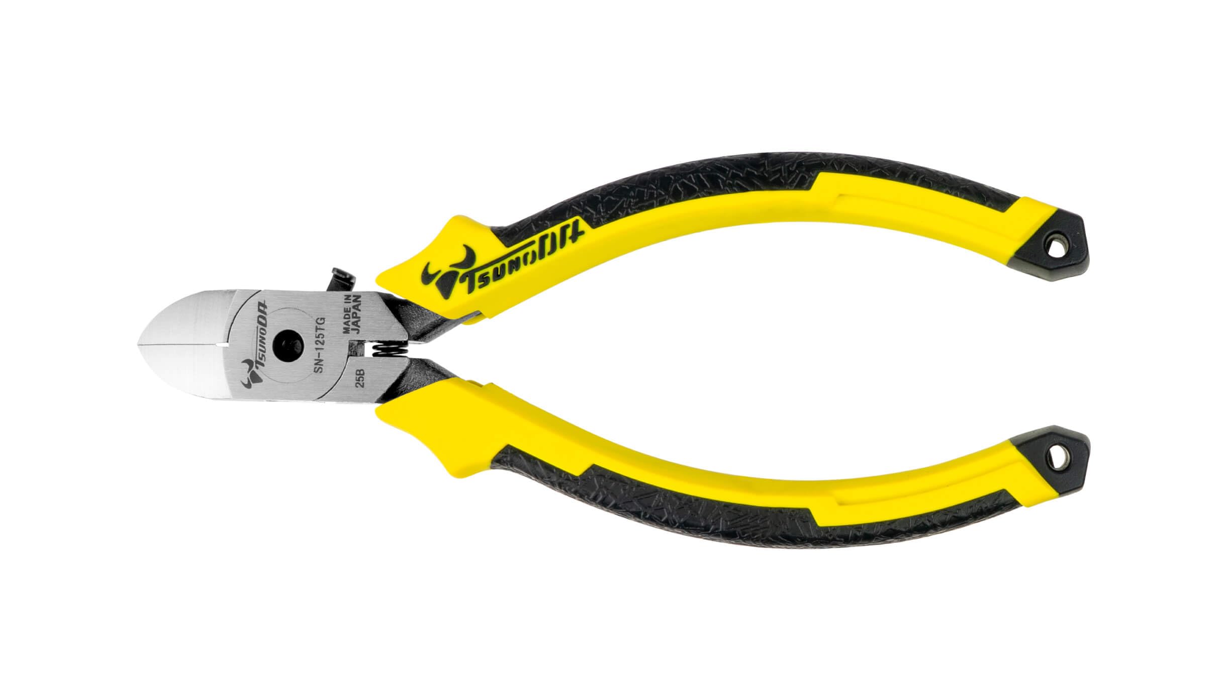 

Tsunoda Standard for DIY Round Made in Fits Diameter Soft Iron Nippers, 125mm, Electronics, Blade, Spring-Loaded, Japan, 1.6mm Wire, SN-125TG