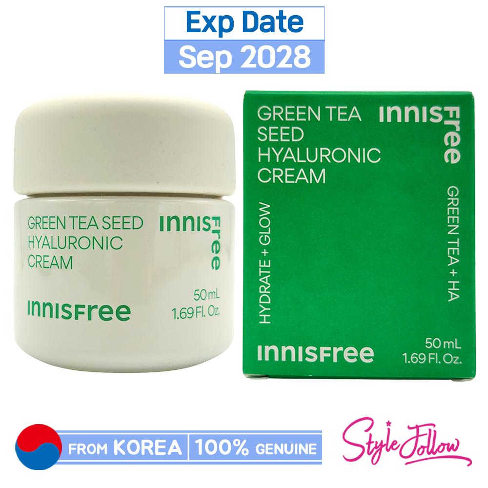 [INNISFREE] Гиалуроновый крем с семенами зеленого чая 50 мл 1pc + Sample Gifts