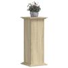 VidaXL Support pour plantes chêne sonoma 33x33x80 cm bois d'ingénierie 852971