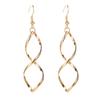 Spiral Curved Wave Curve Temperament High-End Design Stud Earrings