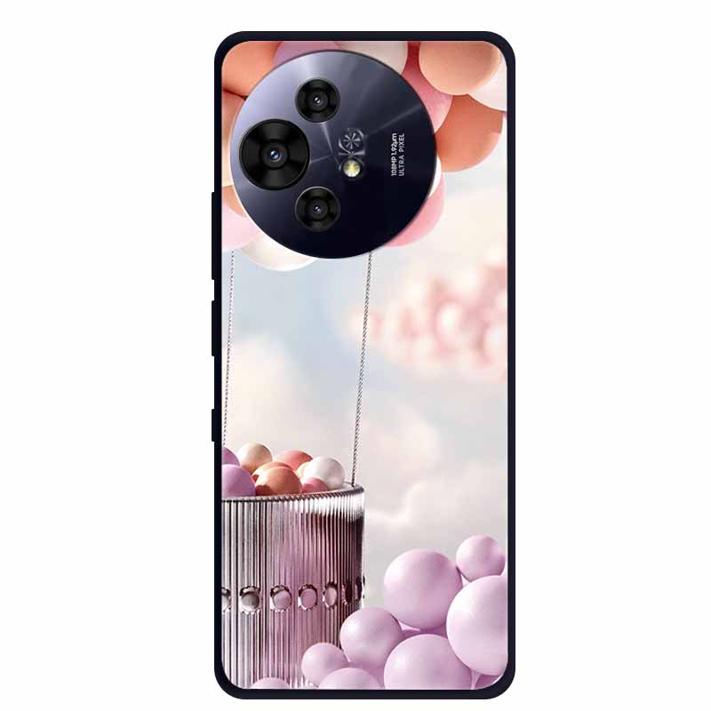 For TCL 50 Pro NxtPaper 5G Case Black Silicone Cover for 50 Pro NxtPaper Protective Shell Coque for TCL 50 NxtPaper 5G TPU Cases
