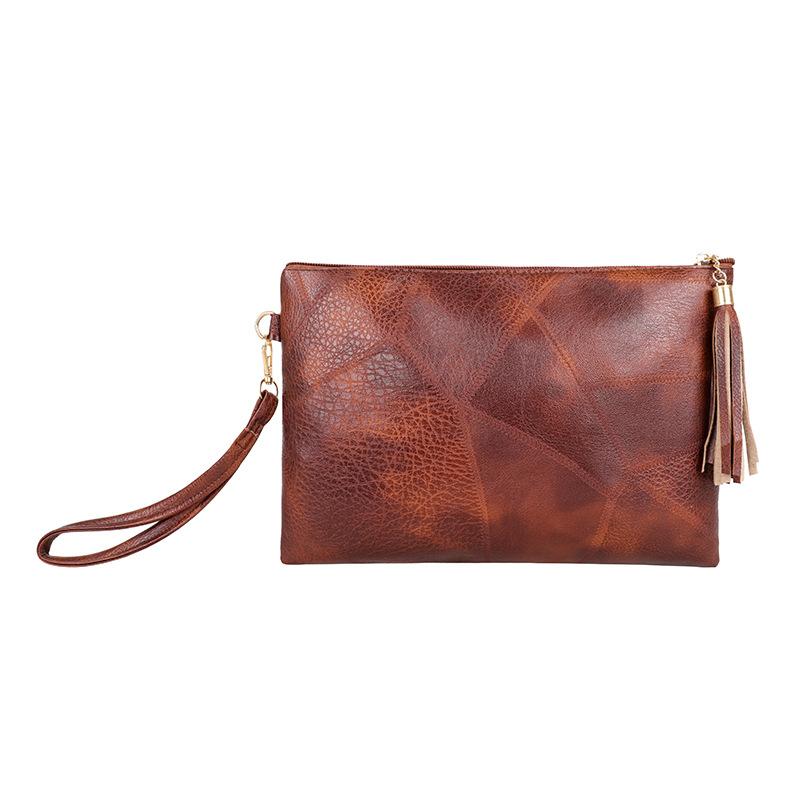 Textured Retro Bag Women S Textured Design Underarm Bag Fringed Pleated Shoulder Bag