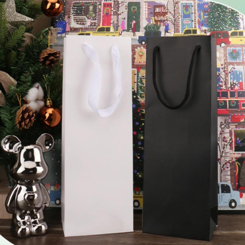 12pcs Wedding Wine Gift Bags with Handles Bottle Packaging Bags for Red Wine Party Favor Gifts